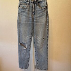 Cotton On Blue Relaxed Jeans Vintage‎ Distressed
